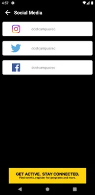 Campus Rec android App screenshot 0